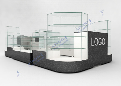 Островной павильон Ступени
