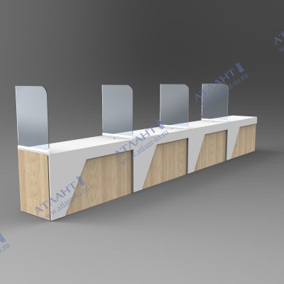 Стойки регистратуры СРПС-4 сборка